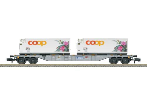Minitrix 15494 SBB Containertragwagen coop